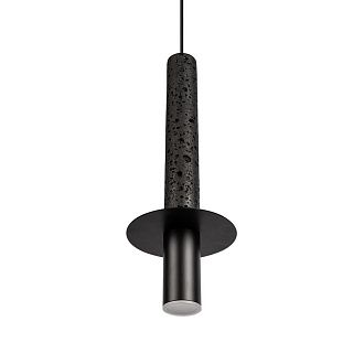 Подвесной светильник 13 см, Loft IT Everest 10583A Black, черный-травертин