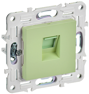 SKANDY Розетка комп. RJ45 кат.6 SK-K02M мятн. IEK, SK-K10-2-K06