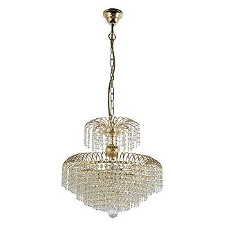 Люстра подвесная *40*40 см, 5*E14*40W, Arti Lampadari Salentino Salentino E 1.5.40.100 G, Золото