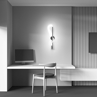 Бра 84 см, 13W, 3000K, Maytoni MOD166WL-L12G3K, золото