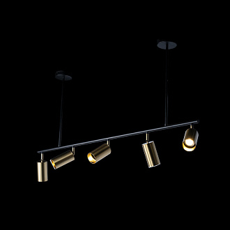 Подвесная люстра Loft IT Tribes 8120P-5, черный-бронза