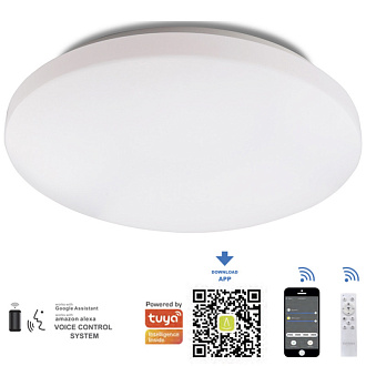 Светильник *48*7,5 см, LED *  80W, 3000К-6000К Mantra Zero Smart 5946, белый