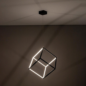 Подвесной LED светильник Citilux Куб CL719301 Черный, 40W*4000K