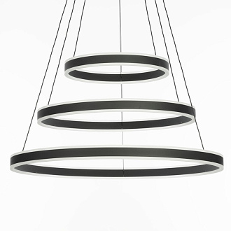 Люстра 80*120 см LED*195 W, 3000 / 5500 К Citilux Дуэт Черный CL719681