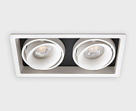 Встраиваемый светильник Italline DE-312 white, белый, вр 19,5*10 см