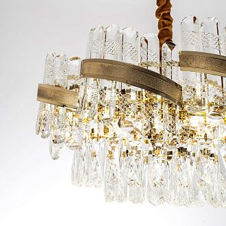 Подвесная люстра 50*60/110 см, 9*Е14 MODELUX ML.750.9 GD золото