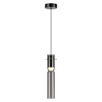 Подвес 6*6*120 см, 1 LED*5W, 3000 К, Odeon Light Scrow, черный 5058/5L