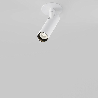 Встраиваемый светильник 3*3*15,1 см, LED, 6W, 3000К, Maytoni Technical Focus T C141RS-L125-6W3K-W белый, вр 5,5 см