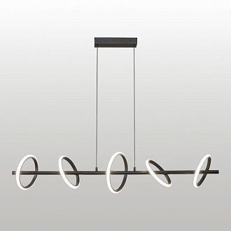 Подвесной светильник 91 см, 50W, 4000K, Lussole Kimble LSP-7418, черный