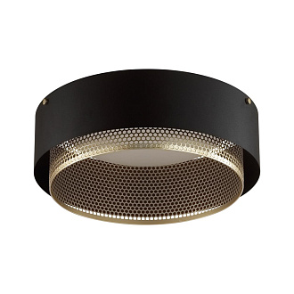 Потолочный светильник *41*15 см, LED 1*48W, 3000-6000 К, Sonex Antey 7692/48L, белый/черный/шампань