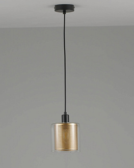Подвесной светильник 13*120 см, E14 40 W, Moderli Brizzi V2870-1P Черный