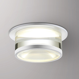 Светильник 10 см, NovoTech GEM 370915, белый, вр 7 см