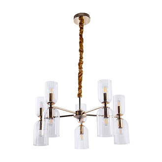 Люстра 32*64 см, 10*E14, 40W, Arte Lamp Charm A1623LM-10GO, Золото