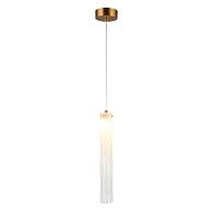 Подвесной светильник 6*55-180 см, 1*LED, 6W, 3000K, Aployt Dzhosi APL.326.16.01, латунный