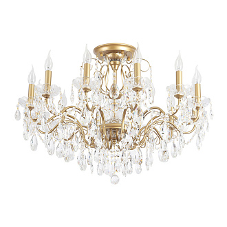 Светильник потолочный 88*62 см, 12*E14*40W Золото Crystal Lux MONTANA PL12