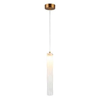 Подвесной светильник 6*55-180 см, 1*LED, 6W, 3000K, Aployt Dzhosi APL.326.16.01, латунный