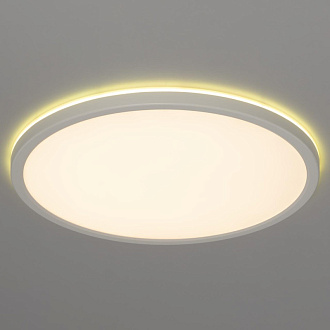 Светильник с пультом 40*2,5 см, LED+RGB 40W, 3000-5000K CL738320EL Бейсик Лайн Белый  