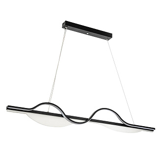Подвесной светильник 116*6*120 см, LED 70W, 3000 / 6000K, Черный LED4U L7507-1160 BK