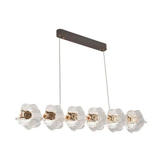 Подвесная люстра 100 см, 100W, 3000-4000K, Aployt Fifi APL.095.13.100, золото