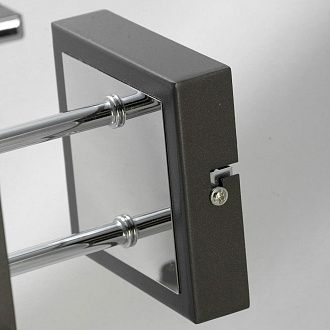 Люстра 33 см Lussole Costanzo LSL-9007-04  хром/венге