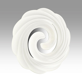 Cветильник 38*7 см, LED 48W, 3000-6000 К, IP43, белый/серебристый, пластик Sonex Agap, 7675/DL