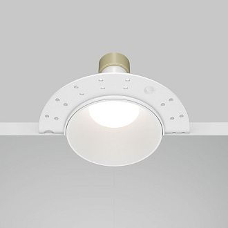 Встраиваемый светильник 10 см, GU10, IP54 Maytoni Share DL126-GU10-TRS-W, белый, вр 6,5 см