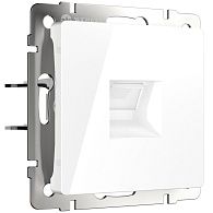 W5120101 Розетка Ethernet RJ-45 cat. 6A экранированная, белый Werkel, 4690389213465