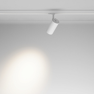 Трековый трехфазный светильник 8 см, 30W, 2700-5000K, Maytoni Focus Led TR197-3-30WCCT-M-W, белый