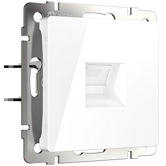 W5120101 Розетка Ethernet RJ-45 cat. 6A экранированная, белый Werkel, 4690389213465