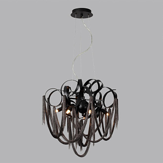 Люстра 46*46*167,6 см, 6 G9*40W, Odeon Light Chainy, черный 5067/6