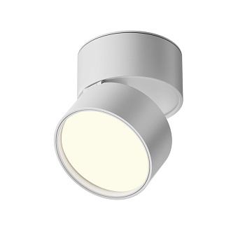Накладной светильник 8,5*8,5*8 см, LED, 12W, 4000К, Maytoni Technical ONDA C024CL-12W4K-W-1 белый
