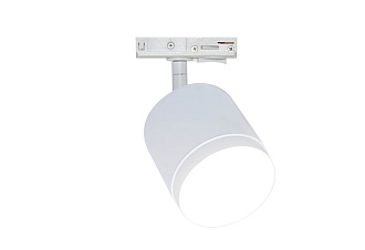 Трековый светильник 8,2*14,8 см, 1 GX53*15W Polar TR088-1-GX53-W Maytoni Single phase track system Unity, Белый