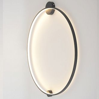 Настенный светильник 91 см, 35W, 3000-6000K, Crystal Lux REAL AP35W LED BLACK, черный