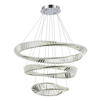 Светильник подвесной 80*280 см, LED*1*97W, 4000K, St Luce Ritorto SL6204.101.03, Хром