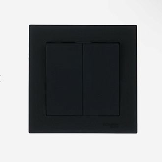 Радиовыключатель клавишный HiTE PRO BASE-2F (Серый, без рамки) HPSW-BASE2F-GR (c фиксацией клавиши)