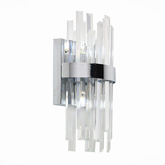 Светильник настенный ST-Luce SL1160.101.04 Хром/Хром, Прозрачный G9 4*3W