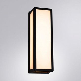 Уличный настенный светильник 39 см, Arte Lamp Alphard A8526AL-2BK, черный