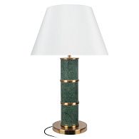 Настольная лампа 71 см, Loft IT Malachite 10447T, бронза