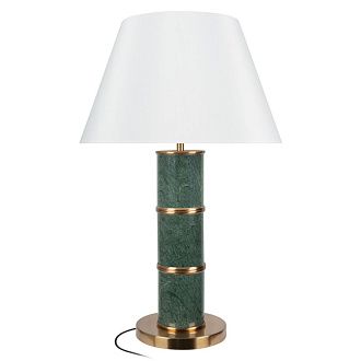 Настольная лампа 71 см, Loft IT Malachite 10447T, бронза