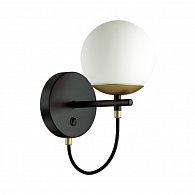 Светильник 13 см, Lumion Randi 5212/1W, золото-черный