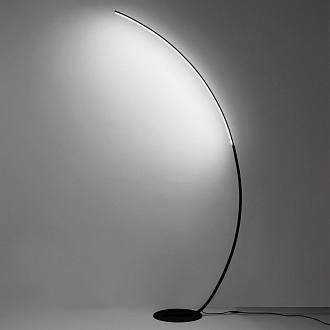Торшер светодиодный 200 см, 10W, 3000K, Odeon Light ARCHIE 4380/10FL, черный