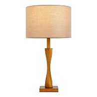 Настольная лампа 50 см, Lussole Franklin LSP-5031, дерево