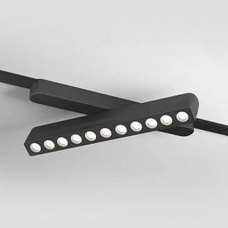 Светильник на шине 23*2,6*6 см, LED * 12W, 3000-6500К, Denkirs Air Grill DK5368-BK, черный