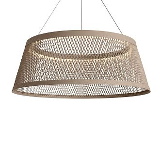 Подвесной светильник 35-120 см, LED*14W, 3000K, Freya Prism FR5535PL-L14B, Бежевый и серый