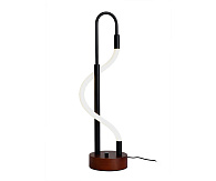Настольная лампа 15*55 см, Led 6W 4000K Черный Kink Light Далия 08040-T,19