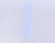 Светильник светодиодный напольный RGB с пультом **165- см, **W, RGBK, Ambrella Light Comfort FL8025, белый