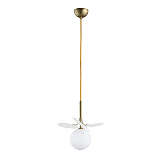 Светильник подвесной LOFT IT Matisse 10008/1P white, золото