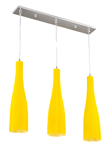 Люстра L580 x W80 x H1150, мм, 3*40W (120W), YELLOW(ЖЁЛТЫЙ) Sfera Sveta 5065/3 YELLOW