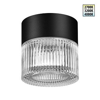 Светильник 12 см, 12W, 2700-4000K, Novotech 359716, черный