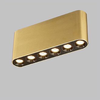 Накладной светильник 12 см, 15W, 3000K, Odeon Light Small 7093/15CL, бронза